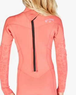 Discount 🛒 Billabong 👧 Girls' 3/2 Synergy Back Zip Full Wetsuit RIVER 🛒 -Womens-Collection-Adventure-Division Sales abgw100107 billabongw vco dtl1 1