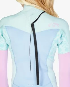 Buy 🔔 Billabong 👧 Girls' 4/3 Synergy Back Zip Full Wetsuit BLACK TIE DYE 🤩 -Womens-Collection-Adventure-Division Sales abgw100108 billabongw icr dtl1 1