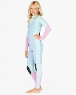 Buy 🔔 Billabong 👧 Girls' 4/3 Synergy Back Zip Full Wetsuit BLACK TIE DYE 🤩 -Womens-Collection-Adventure-Division Sales abgw100108 billabongw icr sd1 1