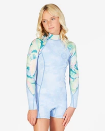 Cheap 🥰 Billabong 👧 Girls' 1/1 Spring Fever Spring Suit WAVE WASH 😉