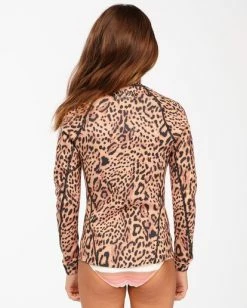 Outlet ✔️ Billabong 1mm 👧 Girls' Peeky Wetsuit Jacket ANIMAL 😀 -Womens-Collection-Adventure-Division Sales abgw800100 billabongw ani bck1 1