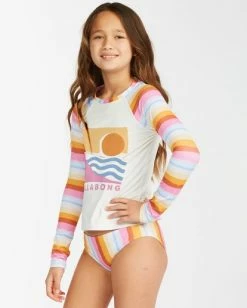Budget 😍 Billabong 👧 Girls' Rising Sun Long Sleeve Rashguard MULTI 😍 -Womens-Collection-Adventure-Division Sales abgwr00129 billabongw mul sd1 1