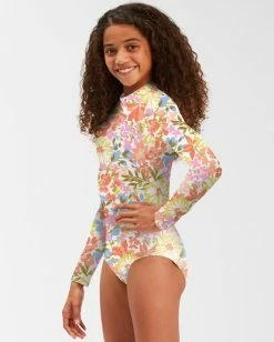 Best Sale ⭐ Billabong 👧 Girls' Windsong Long Sleeve 🩱 Swimsuit MULTI 😍 -Womens-Collection-Adventure-Division Sales abgwr00136 billabongw mul sd1 1