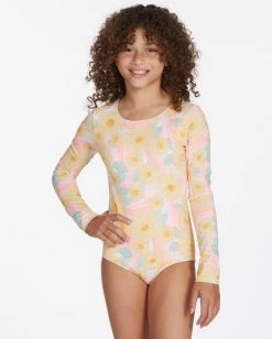 Deals 😉 Billabong 👧 Girls' Sweet Sunset Long Sleeve 🩱 Swimsuit MULTI 🧨 -Womens-Collection-Adventure-Division Sales abgwr00140 billabongw mul frt1 1