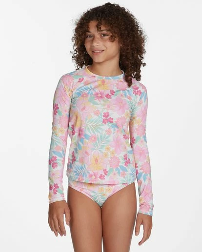 Discount π Billabong π§ Girls' Brighter Days Long Sleeve Rashguard MULTI π 4 Discount π Billabong π§ Girls' Brighter Days Long Sleeve Rashguard MULTI π - Image 4