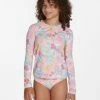 Discount 😉 Billabong 👧 Girls' Brighter Days Long Sleeve Rashguard MULTI 🔔