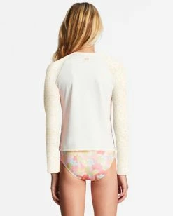 Cheap 🔥 Billabong Girl's 4-16 Sunbeams Forever Long Sleeve UPF 50 Rashguard GOLDEN PEACH 👍 -Womens-Collection-Adventure-Division Sales abgwr00158 billabongw ygf0 bck1 1