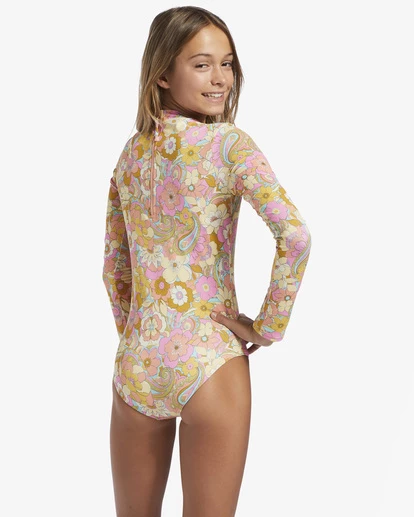 Brand new ๐ Billabong Girl's 4-16 Sunbeams Forever UPF 50 Long Sleeve One-Piece ๐ฉฑ Swimsuit MULTI ๐ฏ 6 Brand new ๐ Billabong Girl's 4-16 Sunbeams Forever UPF 50 Long Sleeve One-Piece ๐ฉฑ Swimsuit MULTI ๐ฏ - Image 6