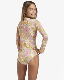 Brand new ๐ Billabong Girl's 4-16 Sunbeams Forever UPF 50 Long Sleeve One-Piece ๐ฉฑ Swimsuit MULTI ๐ฏ 3 Brand new ๐ Billabong Girl's 4-16 Sunbeams Forever UPF 50 Long Sleeve One-Piece ๐ฉฑ Swimsuit MULTI ๐ฏ - Image 3