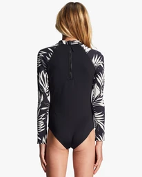 Discount 💯 Billabong Girl's 4-16 Core UPF 50 Long Sleeve One-Piece 🩱 Swimsuit BLACK PEBBLE 🛒 3 Discount 💯 Billabong Girl's 4-16 Core UPF 50 Long Sleeve One-Piece 🩱 Swimsuit BLACK PEBBLE 🛒 - Image 3