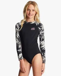 Discount 💯 Billabong Girl's 4-16 Core UPF 50 Long Sleeve One-Piece 🩱 Swimsuit BLACK PEBBLE 🛒 15 Discount 💯 Billabong Girl's 4-16 Core UPF 50 Long Sleeve One-Piece 🩱 Swimsuit BLACK PEBBLE 🛒 -Womens-Collection-Adventure-Division Sales abgwr00162 billabongw bpb sd1 1