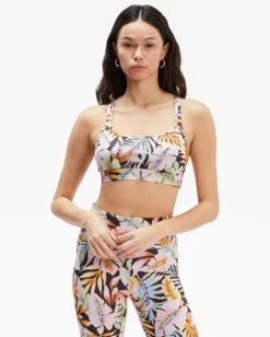 Discount 👏 Billabong Paradise Strappy Sports Bra BLACK PEBBLE ⭐ -Womens-Collection-Adventure-Division Sales abjbr00102 billabongw bpb frt1 1