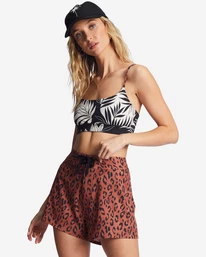 Flash Sale 😀 Billabong Spotted In Paradise 3" Boardshorts BLACK PEBBLE 🧨