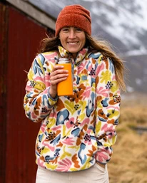 Discount ๐คฉ Billabong A/Div Boundary Mock 3 Half-Zip Pullover Sweatshirt BLACK MULTI ๐ฅฐ