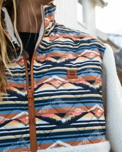 Cheap 😉 Billabong A/Div Hidden Trails Zip-Up Jacket WHITE CAP ❤️ -Womens-Collection-Adventure-Division Sales abjft00294 billabongl wcp frt2 1