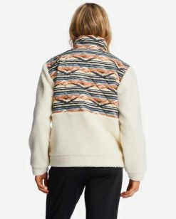 Cheap 😉 Billabong A/Div Hidden Trails Zip-Up Jacket WHITE CAP ❤️ -Womens-Collection-Adventure-Division Sales abjft00294 billabongw wcp bck1 1