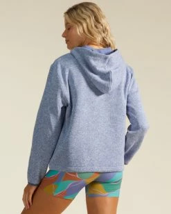 Flash Sale 😉 Billabong A/Div Highway Half-Zip Hoodie HEATHER OATMEAL 👏 -Womens-Collection-Adventure-Division Sales abjft00295 billabongw pmk0 bck1 1