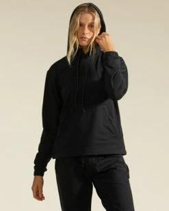 New 🛒 Billabong A/Div New Trails Pullover Hoodie BLACK 🔔 -Womens-Collection-Adventure-Division Sales abjft00299 billabongw blk frt1 1