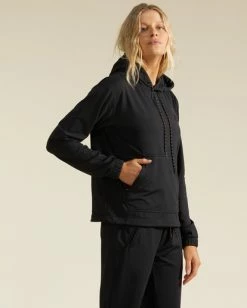 New 🛒 Billabong A/Div New Trails Pullover Hoodie BLACK 🔔 -Womens-Collection-Adventure-Division Sales abjft00299 billabongw blk sd1 1