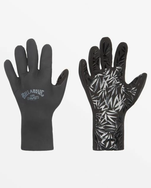 Best deal 👏 Billabong 2mm Synergy Wetsuit Gloves BLACK 🎁 -Womens-Collection-Adventure-Division Sales abjhn00100 billabongw blk frt1