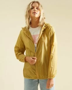 Deals 😍 Billabong A/Div Transcend Lite Zip-Up Windbreaker Jacket SWEET MOSS 👏 -Womens-Collection-Adventure-Division Sales abjjk00165 billabongw tjr0 frt1 1