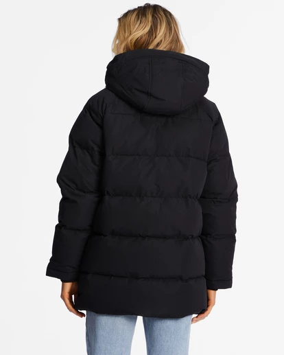New โ๏ธ Billabong A/Div Artic Shores Hooded Puffer Jacket BLACK ๐ 13 New โ๏ธ Billabong A/Div Artic Shores Hooded Puffer Jacket BLACK ๐ - Image 13