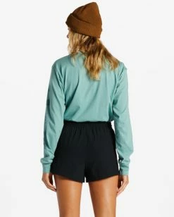 Brand new 👏 Billabong A/Div Relaxed Adventure Shorts SWEET MOSS ❤️ -Womens-Collection-Adventure-Division Sales abjns00193 billabongw blk bck1 1