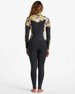 New 😀 Billabong 4/3 Salty Dayz Chest Zip Full Wetsuit PARADISE BLACK ❤️ -Womens-Collection-Adventure-Division Sales abjw100122 billabongw kyg6 bck1 1
