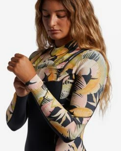 New 😀 Billabong 4/3 Salty Dayz Chest Zip Full Wetsuit PARADISE BLACK ❤️ -Womens-Collection-Adventure-Division Sales abjw100122 billabongw kyg6 dtl2 1
