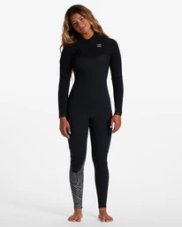 Coupon 😍 Billabong 3/2 Furnace Comp Chest Zip Wetsuit MIDNIGHT TRAILS 🎁
