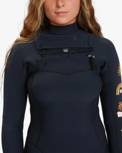 Cheap 🧨 Billabong 4/3 Salty Dayz Natural Chest Zip Wetsuit BLACK TIDE 😍 -Womens-Collection-Adventure-Division Sales abjw100161 billabongw kvd7 dtl1 1