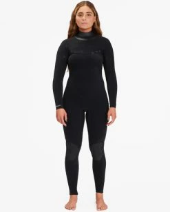 Cheap 🧨 Billabong 4/3 Salty Dayz Natural Chest Zip Wetsuit BLACK TIDE 😍 -Womens-Collection-Adventure-Division Sales abjw100161 billabongw kvd7 dtl3 1
