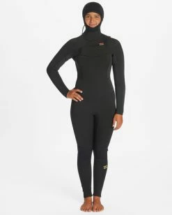 Best deal ⌛ Billabong 5/4 Synergy Hooded Chest Zip Full Wetsuit MARINE 💯 -Womens-Collection-Adventure-Division Sales abjw200100 billabongw kyh6 frt1 1