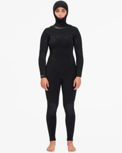 Best deal 🎁 Billabong 4/3 Salty Dayz Hooded Full Wetsuit JUNGLE NIGHT ⌛ -Womens-Collection-Adventure-Division Sales abjw200103 billabongw kyg6 dtl2 1