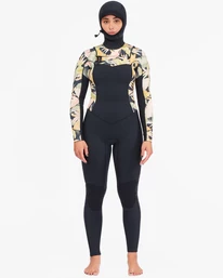 Best deal 🎁 Billabong 4/3 Salty Dayz Hooded Full Wetsuit JUNGLE NIGHT ⌛