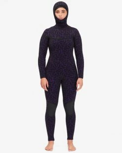 Outlet 🧨 Billabong 5/4 Furnace Chest Zip Hooded Wetsuit MIDNIGHT TRAILS 🧨 -Womens-Collection-Adventure-Division Sales abjw200104 billabongw kvj6 dtl4 1