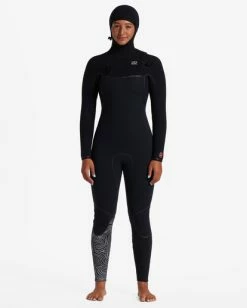 Outlet 🧨 Billabong 5/4 Furnace Chest Zip Hooded Wetsuit MIDNIGHT TRAILS 🧨 -Womens-Collection-Adventure-Division Sales abjw200104 billabongw kvj6 frt1 1