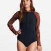 Coupon ❤️ Billabong 2/2 Salty Dayz Long Sleeve Spring Suit PARADISE BLACK 🔥