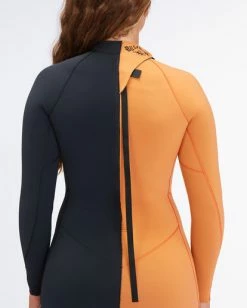 Best deal ⌛ Billabong 2/2 Spring Fever Back Zip Long Sleeve Spring Suit CANYON BLACK ✨ -Womens-Collection-Adventure-Division Sales abjw400112 billabongw xcck dtl2 1