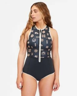 Brand new ⭐ Billabong 1/1 Sol Sistah Shorty Spring Suit PARADISE STRIPE 👏 -Womens-Collection-Adventure-Division Sales abjw500101 billabongw kvd7 frt1 1