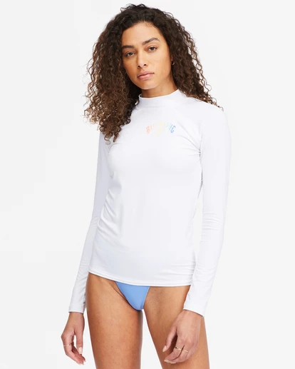 Top 10 😉 Billabong Core Mock Neck Long Sleeve Rashguard WHITE 😍 7 Top 10 😉 Billabong Core Mock Neck Long Sleeve Rashguard WHITE 😍 - Image 7