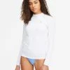 Top 10 😉 Billabong Core Mock Neck Long Sleeve Rashguard WHITE 😍