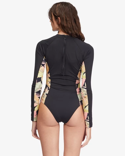 Promo ✔️ Billabong Core Mock Neck Long Sleeve 🩱 Swimsuit JUNGLE NIGHT 🌟 9 Promo ✔️ Billabong Core Mock Neck Long Sleeve 🩱 Swimsuit JUNGLE NIGHT 🌟 - Image 9