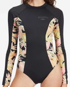 Promo ✔️ Billabong Core Mock Neck Long Sleeve 🩱 Swimsuit JUNGLE NIGHT 🌟 22 Promo ✔️ Billabong Core Mock Neck Long Sleeve 🩱 Swimsuit JUNGLE NIGHT 🌟 -Womens-Collection-Adventure-Division Sales abjwr00200 billabongw kvd0 dtl1 1