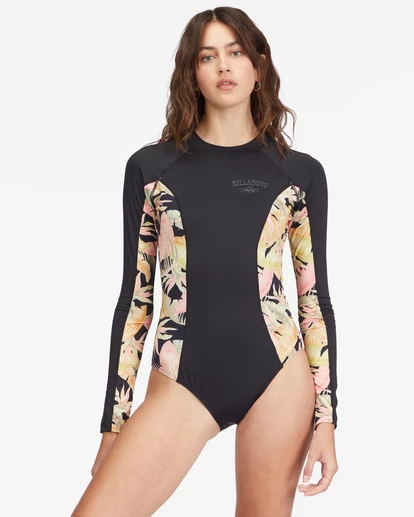 Promo ✔️ Billabong Core Mock Neck Long Sleeve 🩱 Swimsuit JUNGLE NIGHT 🌟 7 Promo ✔️ Billabong Core Mock Neck Long Sleeve 🩱 Swimsuit JUNGLE NIGHT 🌟 - Image 7