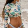 Best reviews of 🧨 Billabong Rides And Tides Long Sleeve Cropped Rashguard MARINE GREEN 🔥