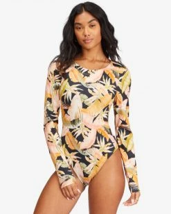 New 🔥 Billabong Wave Tribe Long Sleeve 🩱 Swimsuit JUNGLE NIGHT 🤩 -Womens-Collection-Adventure-Division Sales abjwr00204 billabongw kvd0 frt1 1
