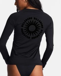 Flash Sale 🌟 Billabong Sol Searcher Long Sleeve UPF 50 Rashguard PURE AQUA 🎉 -Womens-Collection-Adventure-Division Sales abjwr00218 billabongw bpb dtl2 1