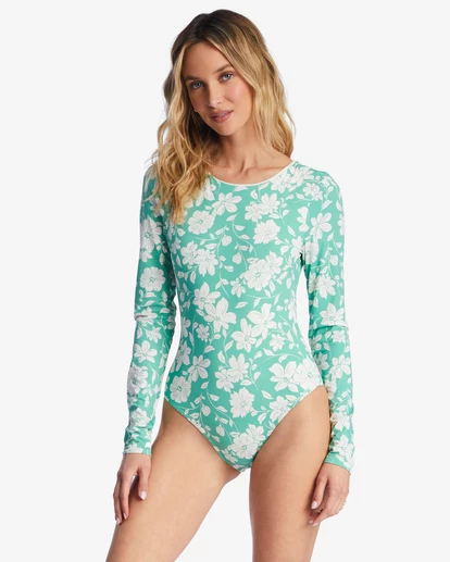 Top 10 ✨ Billabong Field Day UPF 50 Long Sleeve One-Piece 🩱 Swimsuit SWEET GRASS 🥰 7 Top 10 ✨ Billabong Field Day UPF 50 Long Sleeve One-Piece 🩱 Swimsuit SWEET GRASS 🥰 - Image 7