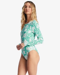 Top 10 ✨ Billabong Field Day UPF 50 Long Sleeve One-Piece 🩱 Swimsuit SWEET GRASS 🥰 4 Top 10 ✨ Billabong Field Day UPF 50 Long Sleeve One-Piece 🩱 Swimsuit SWEET GRASS 🥰 - Image 4